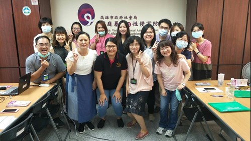 犯保橋頭及高雄分會至高雄市家防中心進行業務宣導及交流2