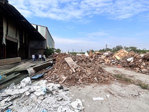 高雄市燕巢區遭棄置廢棄物之處所