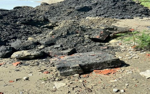 開挖後發現大量營建混合廢棄物