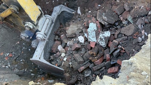 現場遭棄置之營建剩餘廢棄物