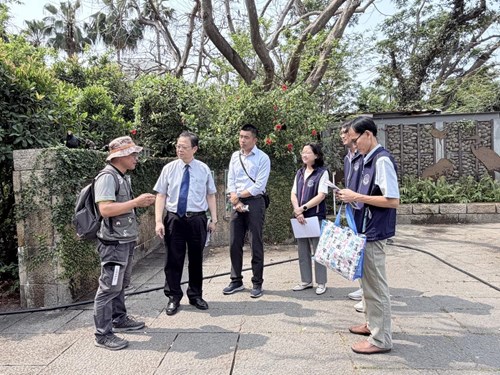 照片：橋檢檢察長郭景東視察易服社會勞動機構高雄市野鳥學會