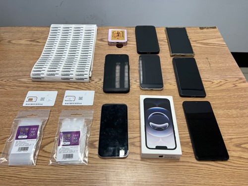 扣押犯罪手機及電話卡(二)