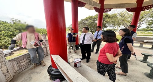 郭檢察長視察社勞人現場執行情況
