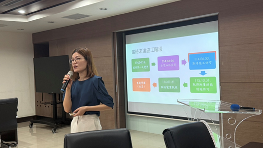 照片2:橋檢檢察官鍾葦怡專題演講-分享綠能案件偵辦經驗
